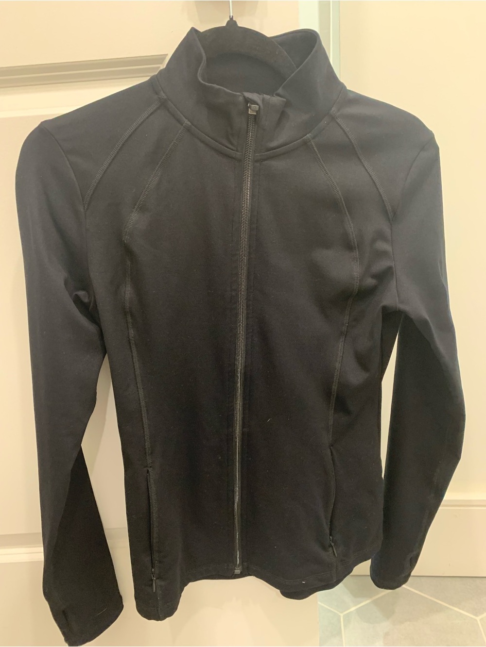 Skechers Black Full-Zip Athletic Jacket